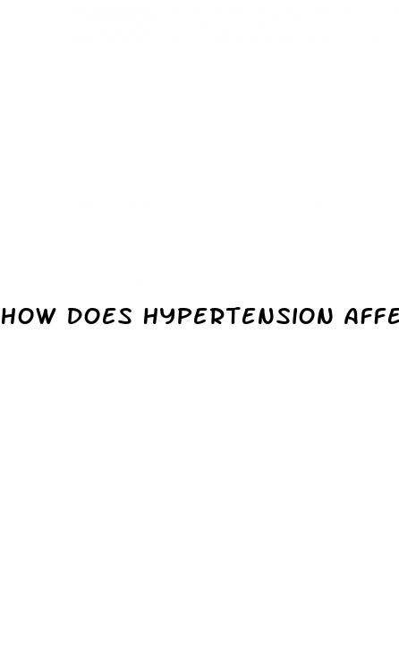 how does hypertension affect elimination