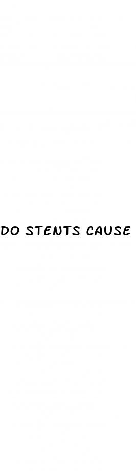 do stents cause high blood pressure
