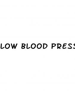 low blood pressure can lead to
