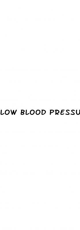 low blood pressure headache fatigue