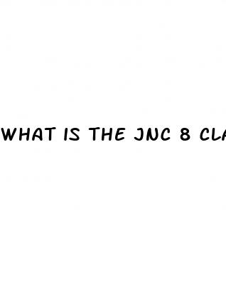 what is the jnc 8 classification of hypertension