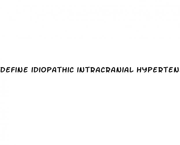 define idiopathic intracranial hypertension