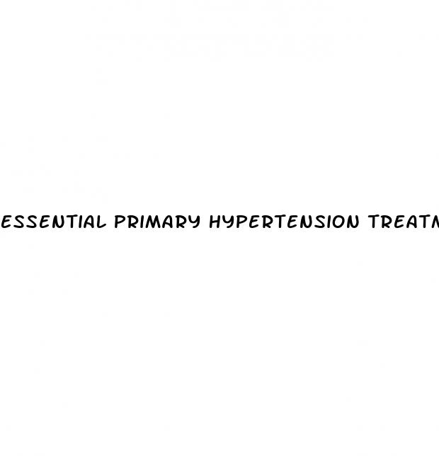 essential primary hypertension treatment