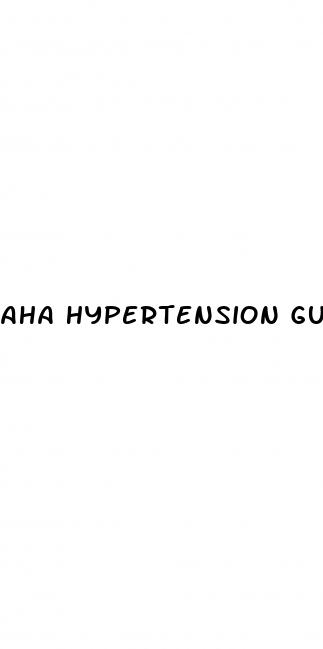 aha hypertension guidelines 2023