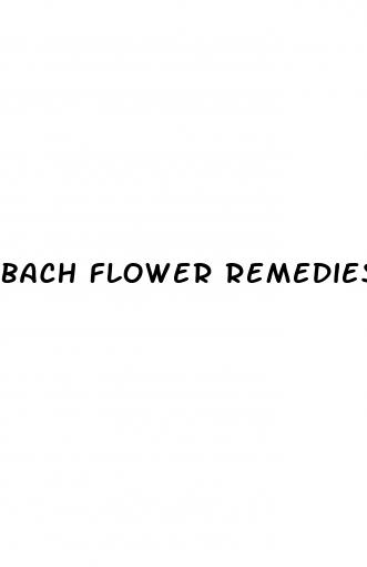 bach flower remedies for high blood pressure