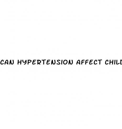 can hypertension affect children