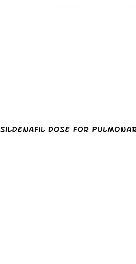 sildenafil dose for pulmonary hypertension in neonates