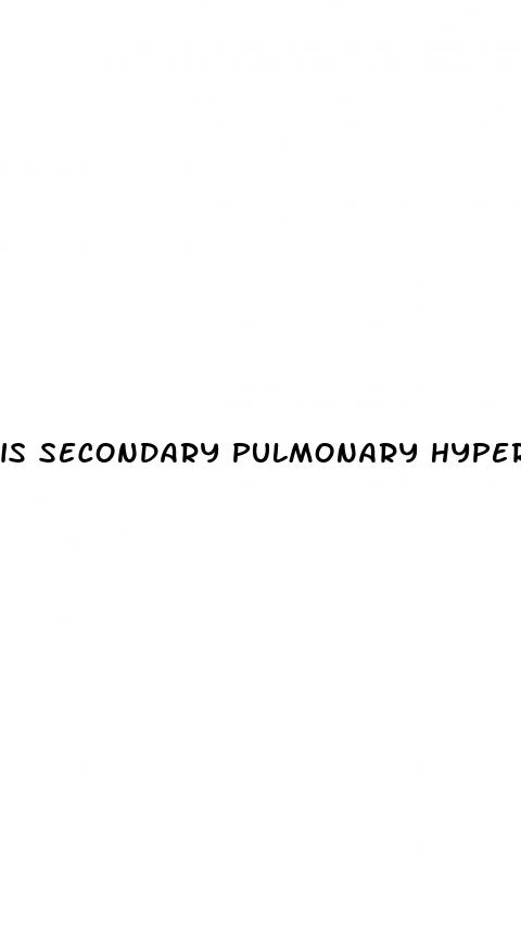is secondary pulmonary hypertension curable