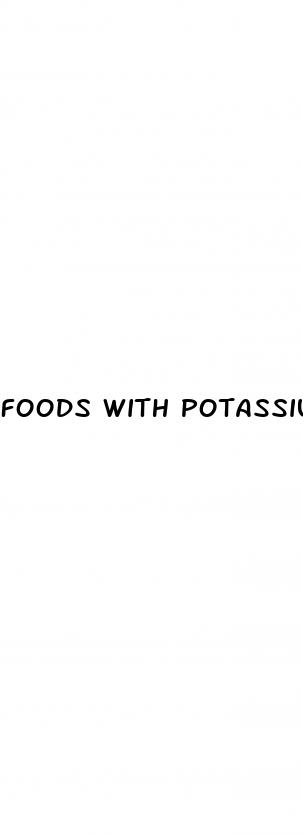 foods with potassium for high blood pressure
