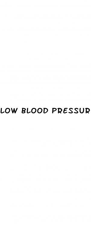 low blood pressure symptoms migraine