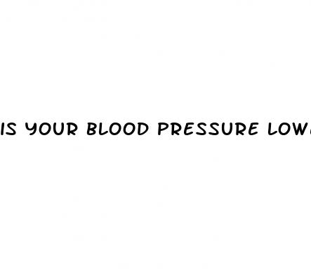 is your blood pressure lower when you sleep
