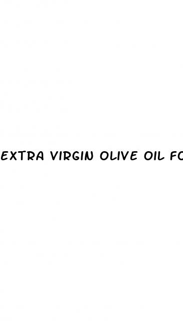 extra virgin olive oil for high blood pressure