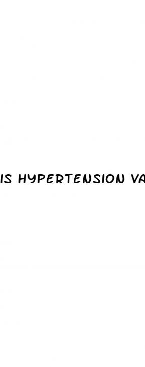 is hypertension vascular disease