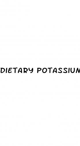 dietary potassium and hypertension