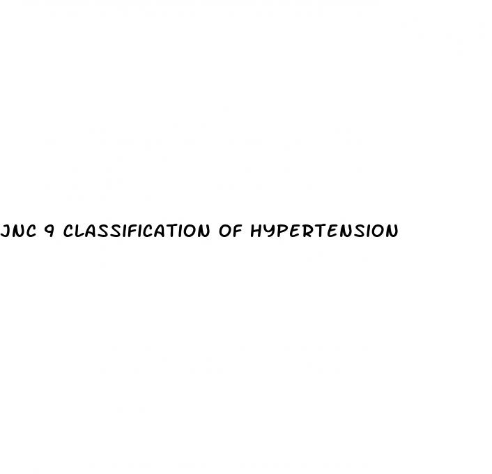 jnc 9 classification of hypertension
