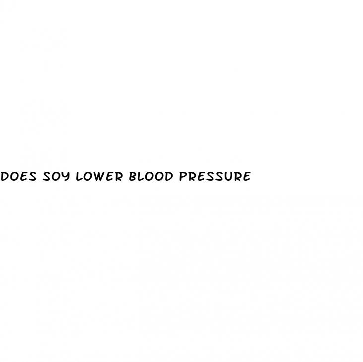 does soy lower blood pressure