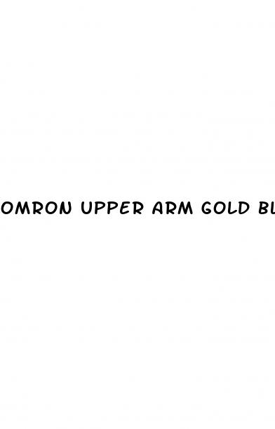 omron upper arm gold blood pressure monitor