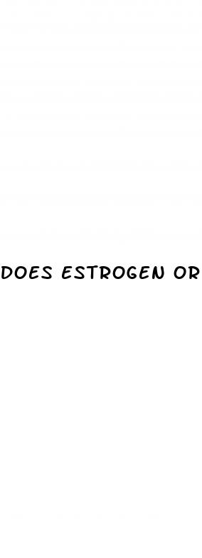 does estrogen or progesterone cause high blood pressure