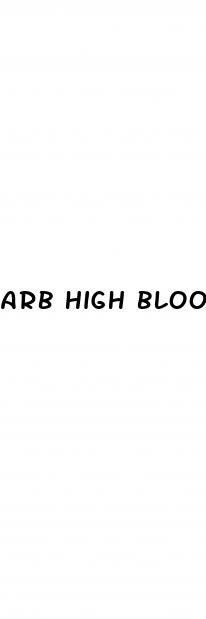 arb high blood pressure
