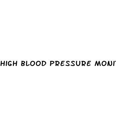 high blood pressure monitor target
