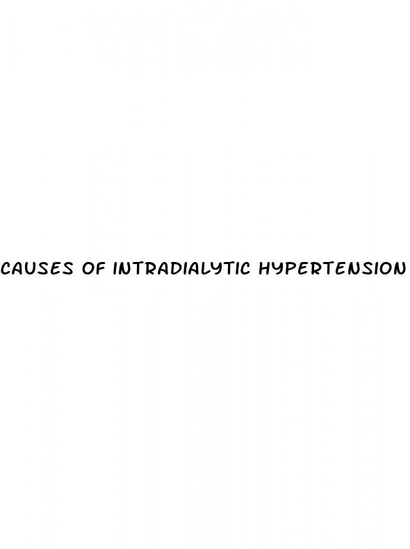 causes of intradialytic hypertension