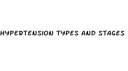 hypertension types and stages