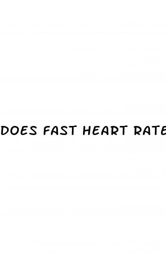 does fast heart rate mean high blood pressure