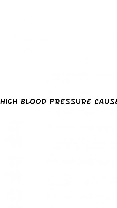 high blood pressure cause constipation
