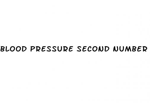 blood pressure second number low