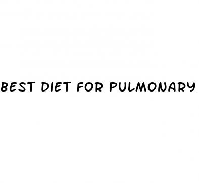 best diet for pulmonary hypertension