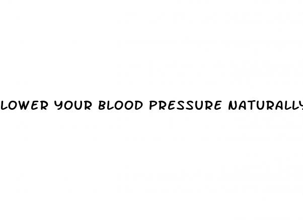 lower your blood pressure naturally book