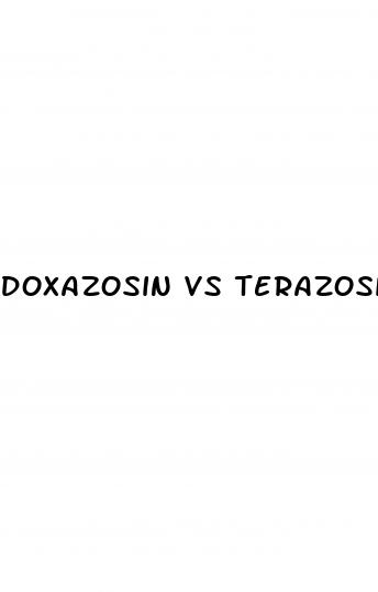 doxazosin vs terazosin for hypertension