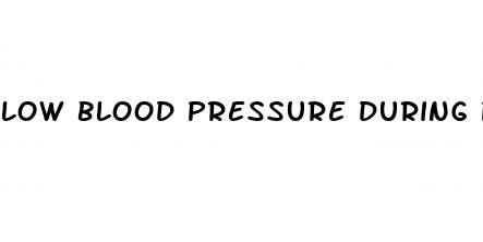 low blood pressure during pregnancy third trimester