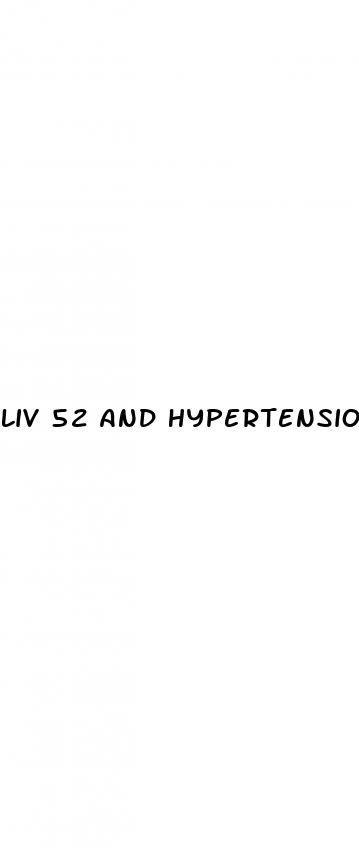 liv 52 and hypertension
