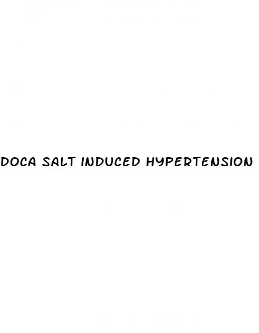 doca salt induced hypertension in rat