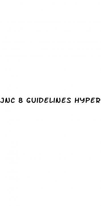 jnc 8 guidelines hypertension