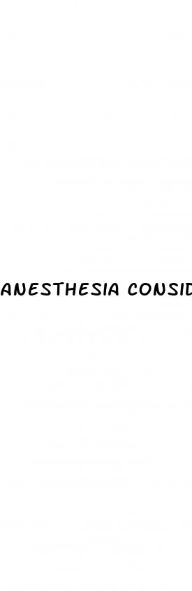 anesthesia considerations for pulmonary hypertension