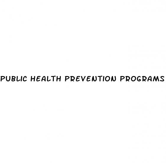public health prevention programs for hypertension