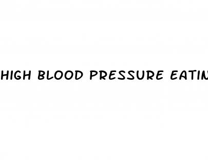 high blood pressure eating eggs
