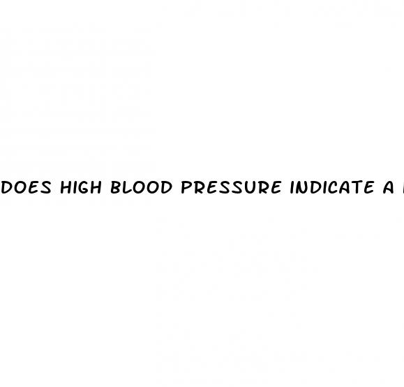 does high blood pressure indicate a heart attack