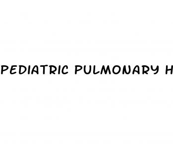 pediatric pulmonary hypertension guidelines