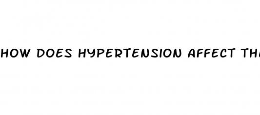 how does hypertension affect the renal system
