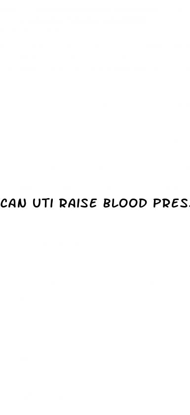 can uti raise blood pressure