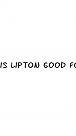 is lipton good for high blood pressure