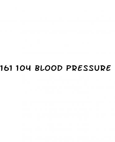 161 104 blood pressure