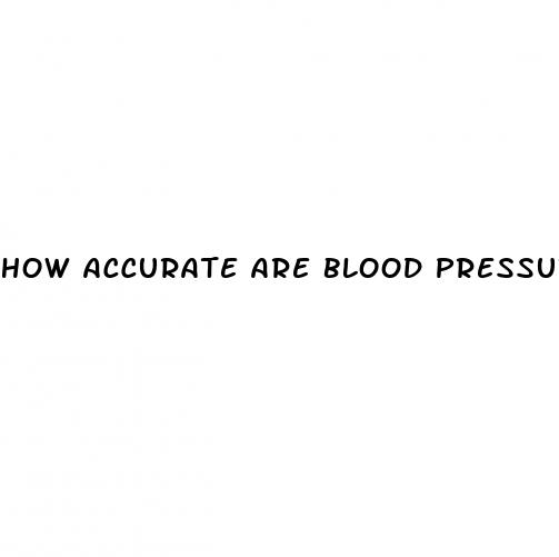 how accurate are blood pressure watches