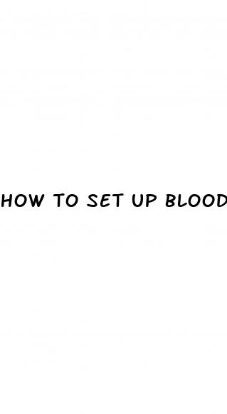 how to set up blood pressure cuff