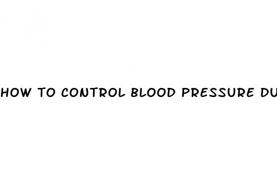 how to control blood pressure during pregnancy