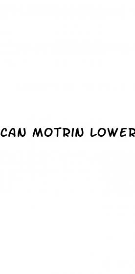 can motrin lower blood pressure
