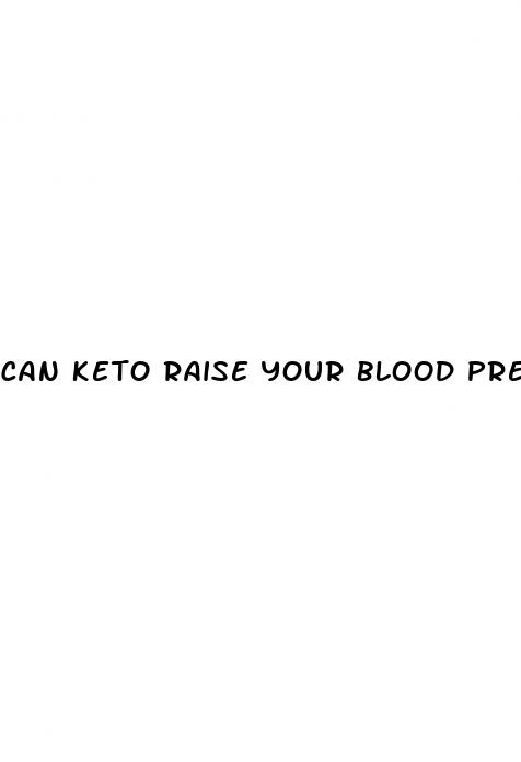 can keto raise your blood pressure